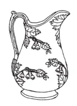Fuchsia | George Jones (& Sons) | Ewer | ItemDrw | 001