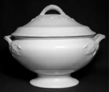 Fuchsia | Henry Alcock & Co. | Sauce or Soup Tureen Base and Lid | Item | 001