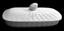 Full Ribbed | Henry Alcock & Co. | Brush Tray Base and Lid | Item | 001