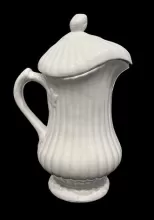 Full Ribbed | J. W. Pankhurst (& Co.) | Beverage Server with Matching Lid | Item | 002