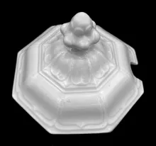 Girard Shape_Ridgway, Bates, & Co._Sauce or Soup Tureen Lid_Item_001