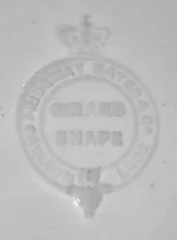 Girard Shape | Ridgway, Bates, & Co. | Vegetable Tureen Base and Lid | Mark | 003