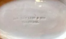 Gothic with Cameo | James Edwards & Son | Relish Dish | Mark | 010