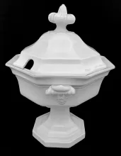 Gothic with Cameo | John Alcock | Hot Toddy Bowl with Handles and Lid | Item | 001