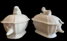 Gothic | Charles J. Mason | Sauce or Soup Tureen Base and Lid | Collection | 003