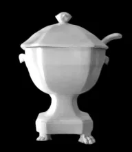 Gothic | Charles J. Mason | Sauce or Soup Tureen Base, Lid, and Ladle | Item | 004