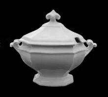 Gothic | Charles Meigh & Son | Sauce or Soup Tureen Base and Lid | Item | 006