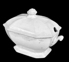 Gothic | Enoch Wood (& Sons) | Sauce or Soup Tureen Base and Lid | Item | 001
