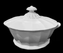 Gothic | Francis Morley (& Co.) | Stew or Chowder Base and Lid | Item | 005