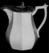 Gothic | Francis Morley (& Co.) | Syrup Pitcher with Metal Lid | Item | 001