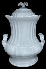 Gothic | J. & G. Alcock | Waste or Slop Jar with Lid | Item | 008