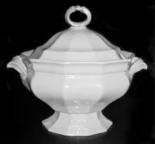 Gothic | James Edwards | Sauce or Soup Tureen Base and Lid | Item | 005