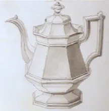 Gothic_James Edwards_Teapot or Coffee Pot Base and Lid_KewDrw_003