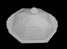 Gothic | John Alcock | Vegetable Tureen Base and Lid | Finial | 008