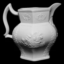 Gothic | John Meir & Son | High Relief Pitcher | Item | 002