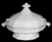 Gothic | John Meir & Son | Vegetable Tureen Base and Lid | Item | 001