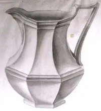Gothic_John Ridgway & Co._Hot Water Pitcher_KewDrw_001