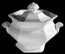 Gothic | John Ridgway & Co. | Sugar Bowl with Lid | Item | 002