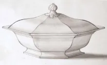 Gothic_John Ridgway & Co._Vegetable Tureen Base and Lid_KewDrw_006