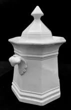 Gothic | Lewis H. Meakin | Sugar Bowl with Lid | Handle | 006