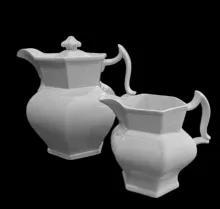 Gothic | Ridgway & Morley | Beverage Server with Matching Lid | Collection | 003