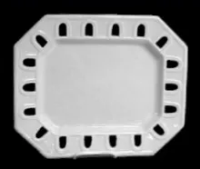Gothic | T. & R. Boote (& Co.) | Reticulated Basket Underplate | Item | 003