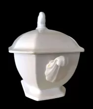 Gothic | T. J. & J. Mayer | Sauce or Soup Tureen Base and Lid | Handle | 008