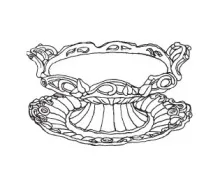 Gothic | Unspecified | Reticulated Basket with Underplate | ItemDrw | 001