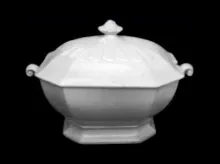 Gothic | Unspecified | Sauce or Soup Tureen Base and Lid | Item | 011