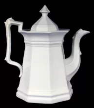 Gothic | Unspecified | Teapot or Coffee Pot Base and Lid | Item | 001