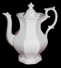 Gothic | Unspecified | Teapot or Coffee Pot Base and Lid | Item | 002