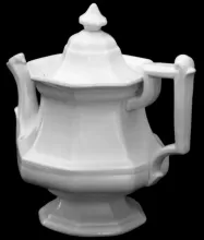 Gothic | Unspecified | Teapot or Coffee Pot Base and Lid | Item | 004