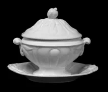 Grand Loop | Jacob Furnival | Sauce or Soup Tureen Base, Lid, and Underplate | Item | 001