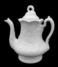 Halleck Shape (Morning Glory) | Elsmore & Forster | Teapot or Coffee Pot Base and Lid | Item | 003