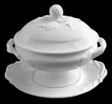 Hidden Motif | Jacob Furnival | Sauce or Soup Tureen Base, Lid, and Underplate | Item | 002