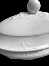 Hidden Motif | Jacob Furnival | Vegetable Tureen Base and Lid | Embossing | 004