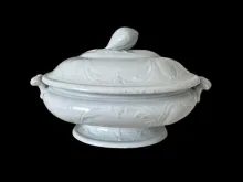 Hill Shape | Clementson Bros. | Vegetable Tureen Base and Lid | Item | 006