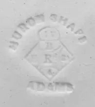 Huron Shape | William Adams & Sons | Teapot or Coffee Pot Base and Lid | Mark | 004