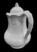 Ivy Wreath | John Meir & Son | Teapot or Coffee Pot Base and Lid | Handle | 004