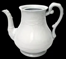Leaf and Crossed Ribbon | Livesley, Powell, & Co. | Teapot or Coffee Pot Base | Item | 001