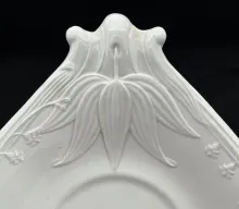 Lily Shape (Bordered Hyacinth)_Edward Corn_Sauce or Soup Tureen Underplate_Handle_002