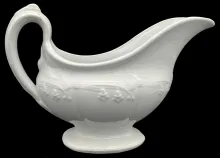 Lily Shape (Bordered Hyacinth)_Unspecified_Gravy Boat_Item_001