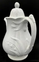 Lily Shape (Bordered Hyacinth)_W. Baker & Co._Teapot or Coffee Pot Base and Lid_Handle_003