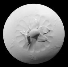 Lily of the Valley with Thumbprint | Jacob Furnival | Chamber Pot Lid | Item | 001