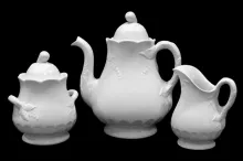 Lily of the Valley with Thumbprint | Jacob Furnival | Complete Tea Set | Collection | 001
