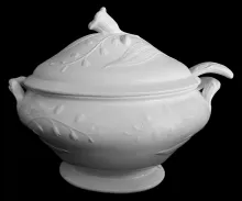 Lily of the Valley_Anthony Shaw_Sauce or Soup Tureen Base, Lid, and Ladle_Item_001
