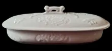 Medallion Fern | J. & G. Meakin | Brush Tray Base and Lid | Item | 001