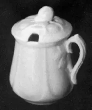 Memnon Shape | John Meir & Son | Mustard Pot Base and Lid | Item | 002