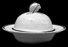 New York Shape | Joseph Clementson | Butter Dish with Lid | DecItem | 001