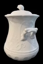 New York Shape | Joseph Clementson | Waste or Slop Jar Base and Lid | Handle | 002